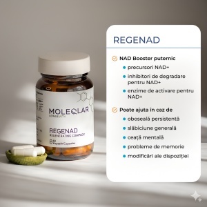 regeNAD MoleQlar cu RiaGev® – Complex pentru NAD+ | 60 capsule - Img 3