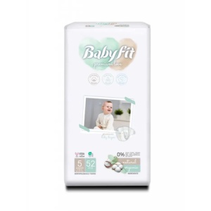 Scutece Jumbo, Nr. 5, 11-18 Kg, 52 bucăți, Babyfit