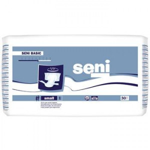 Scutece pentru adulti Seni Basic, Small, 30 bucati, Seni