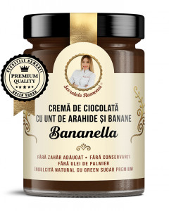 SECRETELE RAMONEI Crema de ciocolata Bananella x 350g