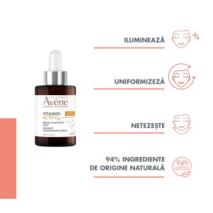Ser Corector cu Efect de Luminozitate și Vitamina Cg, 30 ml, Avene - Img 4
