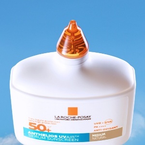 Serum de fata cu protectie solara SPF 50+ Nuanta Medium Natural Anthelios UVAir, 50 ml, La Roche-Posay - Img 4