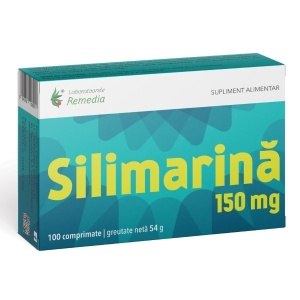 Silimarina 150 mg, 100 comprimate, Laboratoarele Remedia