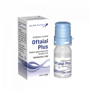 Solutie oftalmica Oftaial Plus, 10ml, Alfa Intes