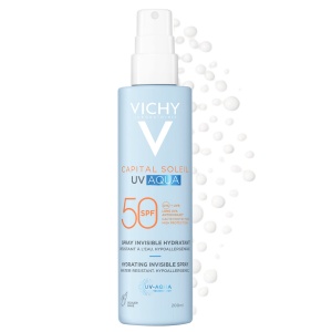 Spray hidratant pentru fata si corp cu protectie solara SPF 50 Capital Soleil UV Aqua, 200 ml, Vichy - Img 5