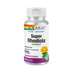 Super Rhodiola 500mg Solaray, 30 capsule, Secom - Img 3
