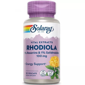 Super Rhodiola 500mg Solaray, 30 capsule, Secom - Img 2