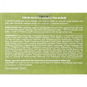 TIRTIR Matcha Bubble Tea Scrub, 95 g - Img 3
