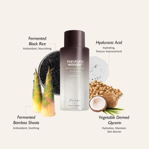 Toner hidratant pentru piele sensibilă Haruharu Wonder Black Rice Hyaluronic, 150 ml - Img 2