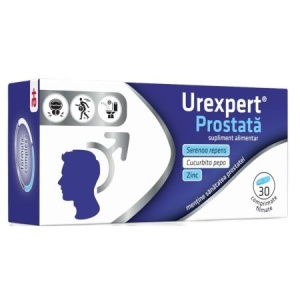 Urexpert Prostata, 30 comprimate filmate, Antibiotice SA +10 comprimate Bonus - Img 2