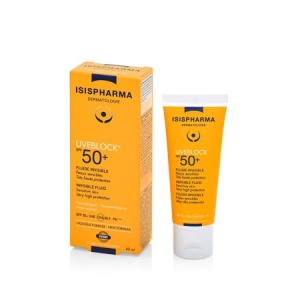 UVEBLOCK SPF 50+ Invisible Fluid – Protectie solara pentru piele sensibila – 40 ml, IsisPharma - Img 2