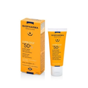 UVEBLOCK SPF 50+ Tinted Fluid Crema cu protectie solara colorata SPF50+ 40 ml, IsisPharma - Img 2