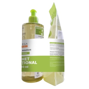 A-Derma Exomega Control Pachet Ulei de Duș Emolient 500 ml + Rezervă Eco-Refill 500 ml - Img 3