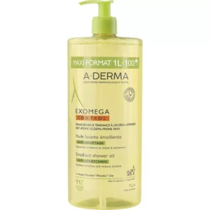 A-Derma Exomega Control ulei de dus emolient, 1000 ml