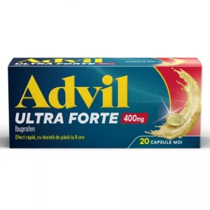 Advil Ultra Forte 400 mg, 20 capsule moi – GSK - Img 2