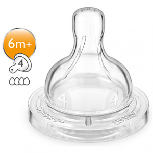 AVENT Tetina Classic Anticolici 4 orificii x 2buc SCF634/27