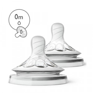 AVENT Tetina natural ultra soft x 2 buc 0+M SCF040/27