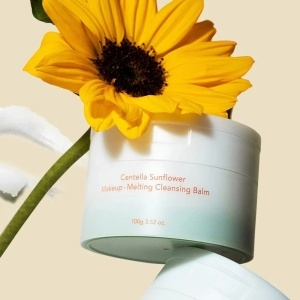 Balsam de curatare pentru fata Haruharu Wonder Centella Sunflower Makeup-Melting, 100 g - Img 2