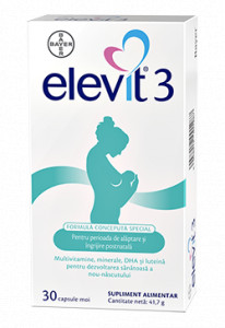Bayer Elevit 3 multivitamine pentru alaptare, cu DHA si luteina, 30 capsule - Img 2