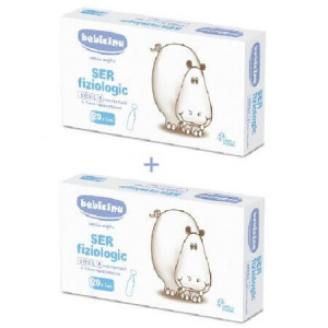 BEBICINA Ser fiziologic 5ml x 20fi 2 la pret de1