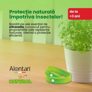 Bratara Reglabila Impotriva Tantari Alontan Natural, set 2 bucati - Img 4
