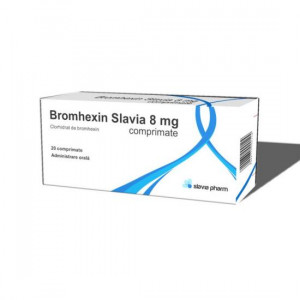 Bromhexin 8mg x 20cp (Slavia Pharm)
