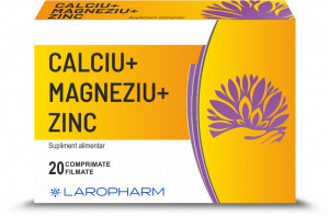 Ca, Mg, Zn x20 cpr Laropharm