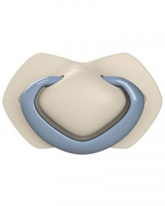 CANPOL Suzeta Simetrica Silicon 6-18m Pure Color Blu 22/656 - Img 2