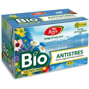 Ceai Bio antistres N173, 20 plicuri, Fares