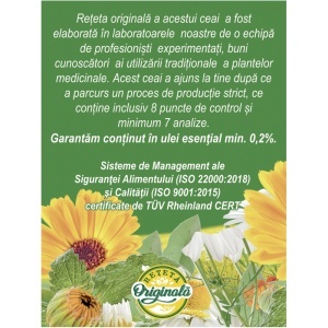 Ceai Ginosept G83, 20 plicuri, Fares - Img 3