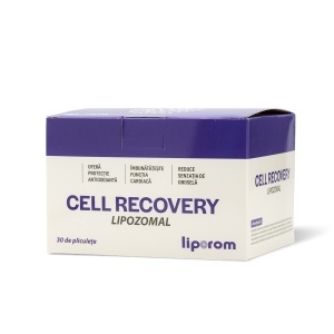 Cell Recovery Lipozomal cu Q10, fisetină și quercetină, 30 plicuri, Liporom