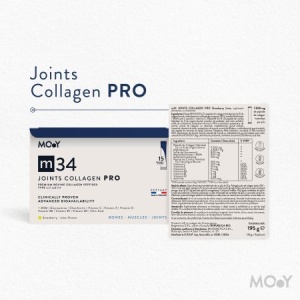 Colagen PRO bovin cu aroma de capsuni, lamaie si menta m34, 15 plicuri x 13 g – Molecules of Youth - Img 3