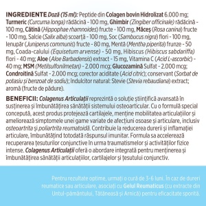 Colagenus Articulatii – Colagen lichid 500ml, Faunus Plant - Img 9