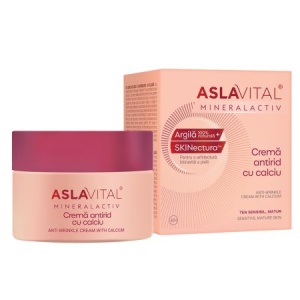 Crema antirid cu calciu Mineralactiv, 50 ml, Aslavital - Img 3