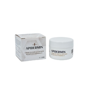 Cremă de față cu lăptișor de matca Apidermin, 50 ml, Complex Apicol Veceslav