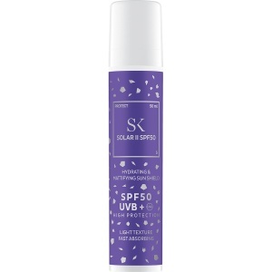 Cremă de față fluidă cu SPF 50 Solar II, 50 ml, Skintegra