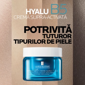 Crema Supra-Activata cu Acid Hialuronic Hyalu B5, 50 ml, La Roche-Posay - Img 4