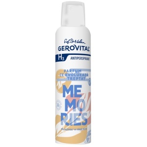 Deodorant antiperspirant H3 Memories, 150 ml, Gerovital