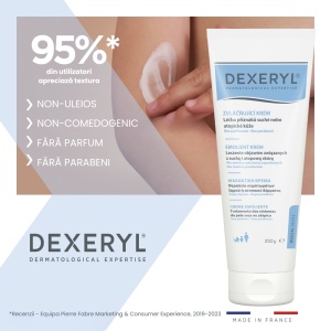 Dexeryl Cremă Emolientă pentru Piele Uscată și Atopică, 250 g - Img 4