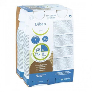 Diben Drink Cappuccino, 4 x 200ml