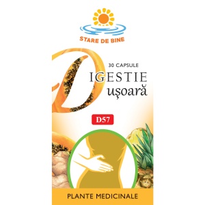 Digestie Usoara D57, 30 capsule – Fares - Img 2