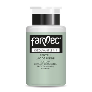 Dizolvant 2 în 1 pentru unghii cu mușețel și vitamină B6, 150 ml, Farmec
