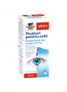 DOPPELHERZ Akt Hyaluron 0.2% Picaturi pentru ochi Augen, 10 ml