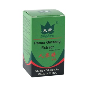 Extract Panax Ginseng, 30 capsule, Yongkang Internațional China