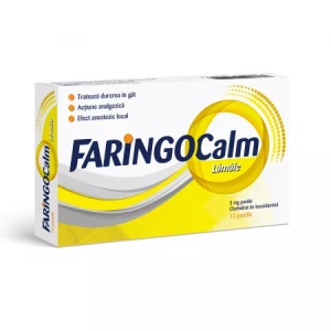 Faringocalm Lamaie 3 mg, 12 pastile – Terapia
