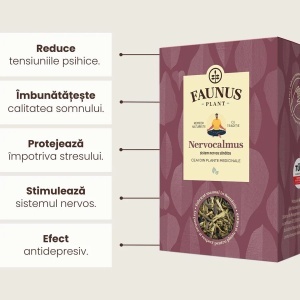 Faunus Ceai Sistem Nervos, 90g - Img 3
