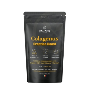 Faunus Colagenus Creatine Boost, pudră cu colagen și creatină, 457g