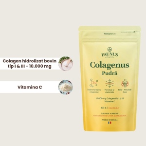 Faunus Colagenus, pudră cu vitamina C și colagen hidrolizat, 303g - Img 4
