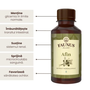 Faunus Tinctura de Afin 200 ml – Reglarea glicemiei si sustinerea rinichilor - Img 2