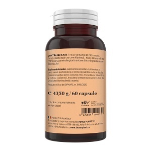 Faunus Turmeric Cu Piperina, 60 Capsule - Img 3